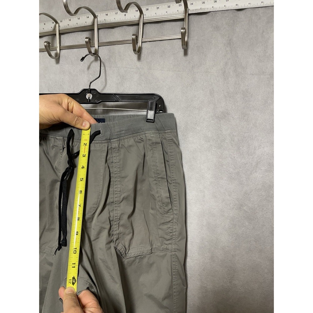 Abercrombie Fitch Pants Men L Green Jogger Pull On Stretch Lightweight 31x29 - Picture 5 of 10